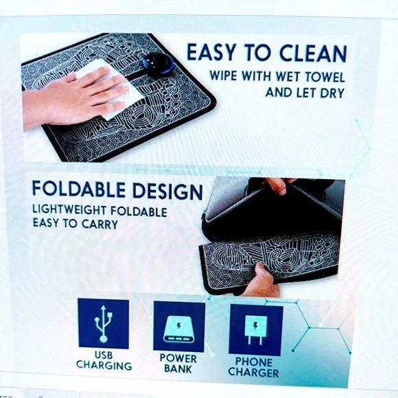 Electric EMS Foot Massager w/ 6 vibration modes - Picture 6 of 7